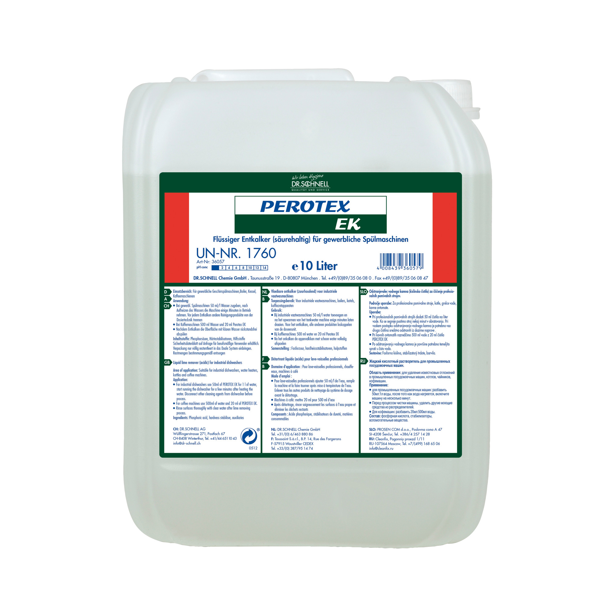 Perotex EK Flüssigentkalker, 10 kg Kanister